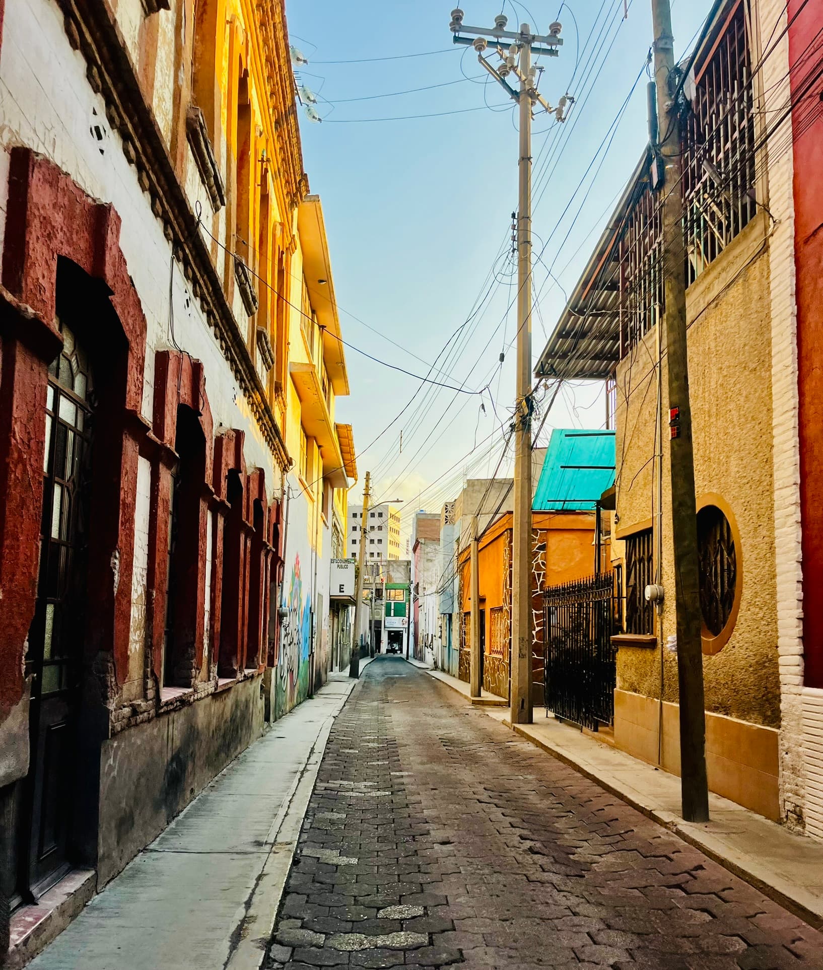 Atardecer en el centro